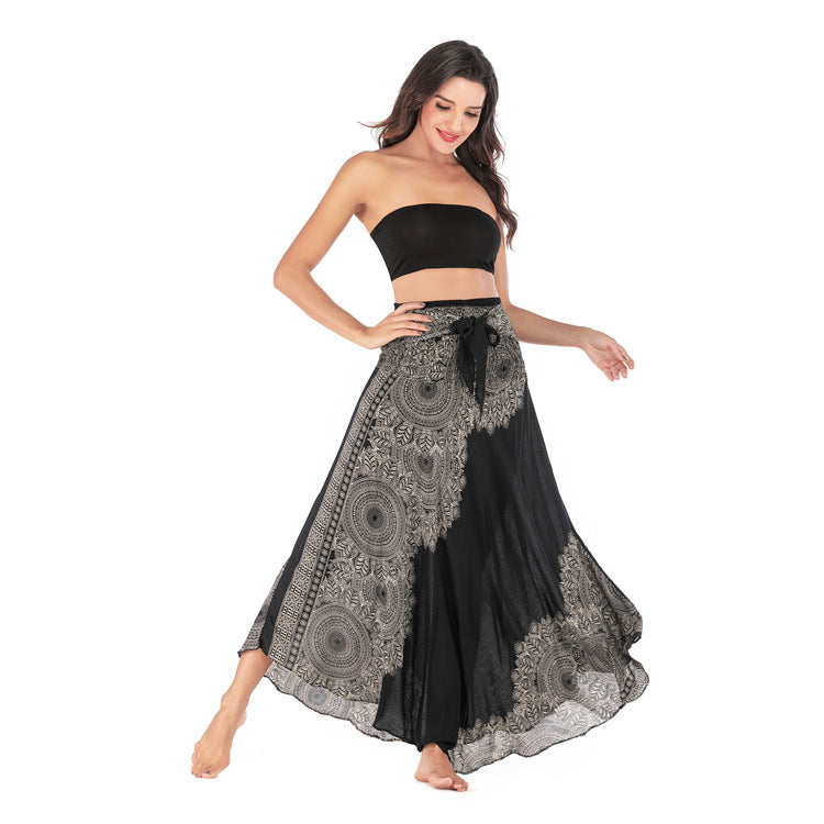 Thai Dress Beach Vacation Two-way Big Skirt