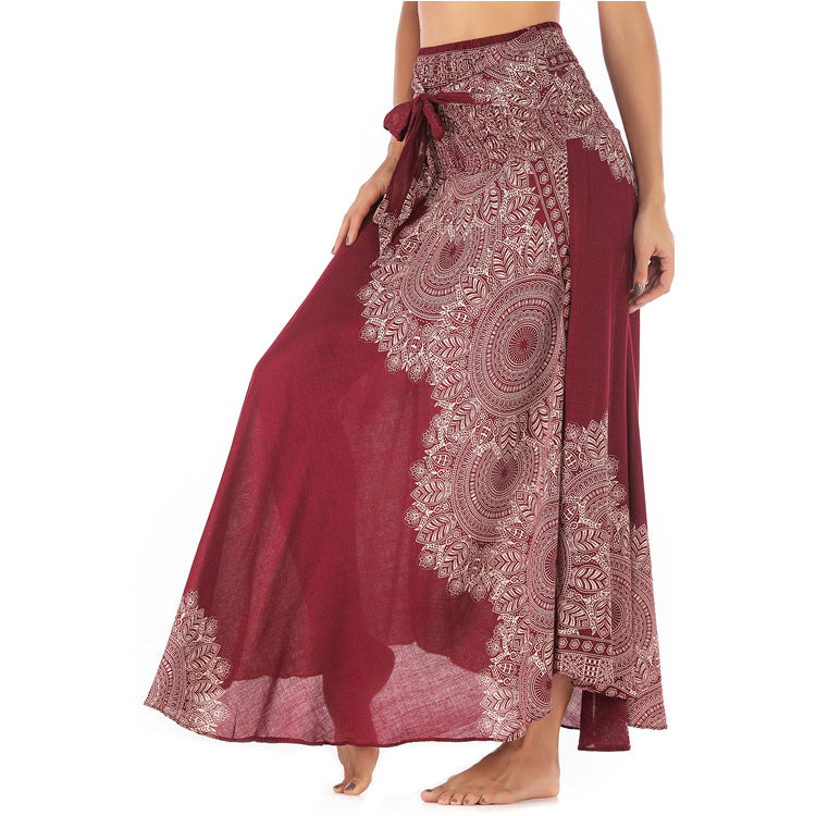 Thai Dress Beach Vacation Two-way Big Skirt