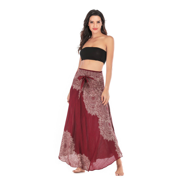 Thai Dress Beach Vacation Two-way Big Skirt