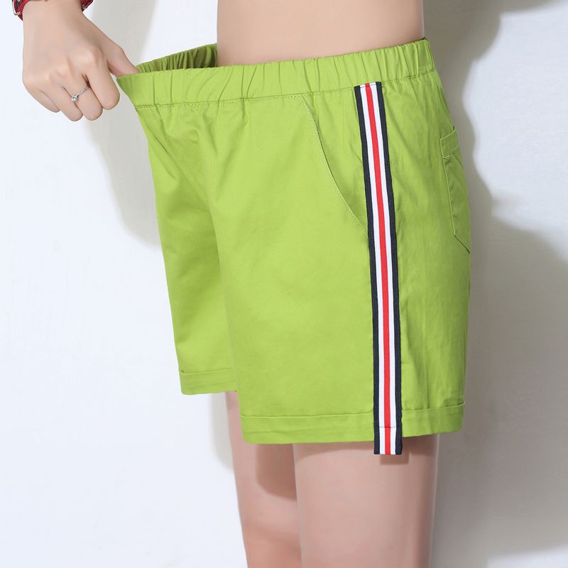 Women's Candy Color Beach Summer Elastic Waist Loose Wide Leg Home Casual Pants