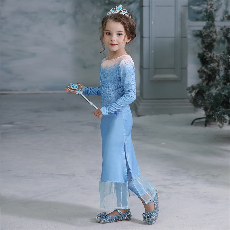 Trendy Casual Children's Frozen Princess Clothing Children's Dress