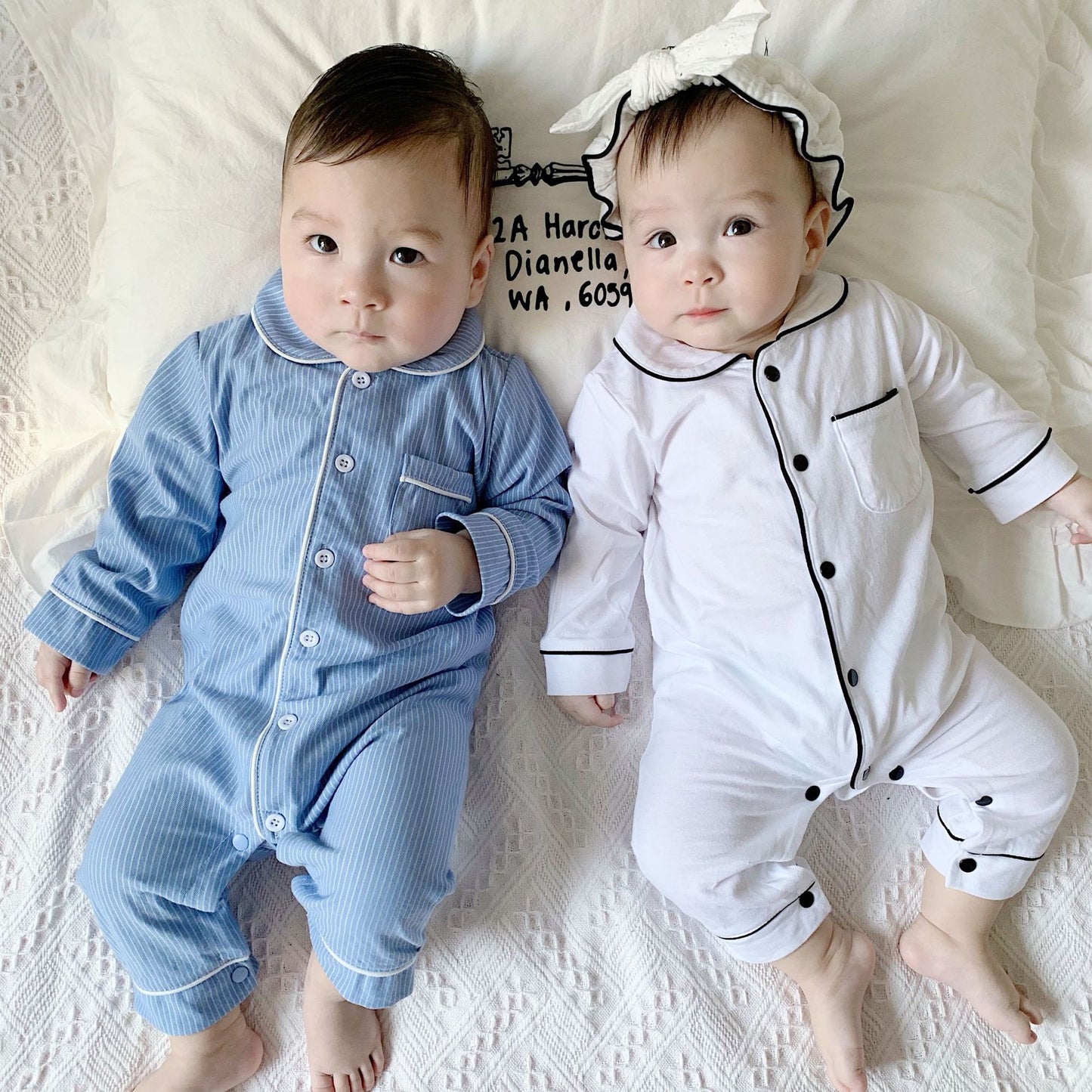 Women's & Men's Infant Pajamas Cotton Class Home One-piece Romper Long-sleeved Clothes For Jumpsuit, Climbing Suit