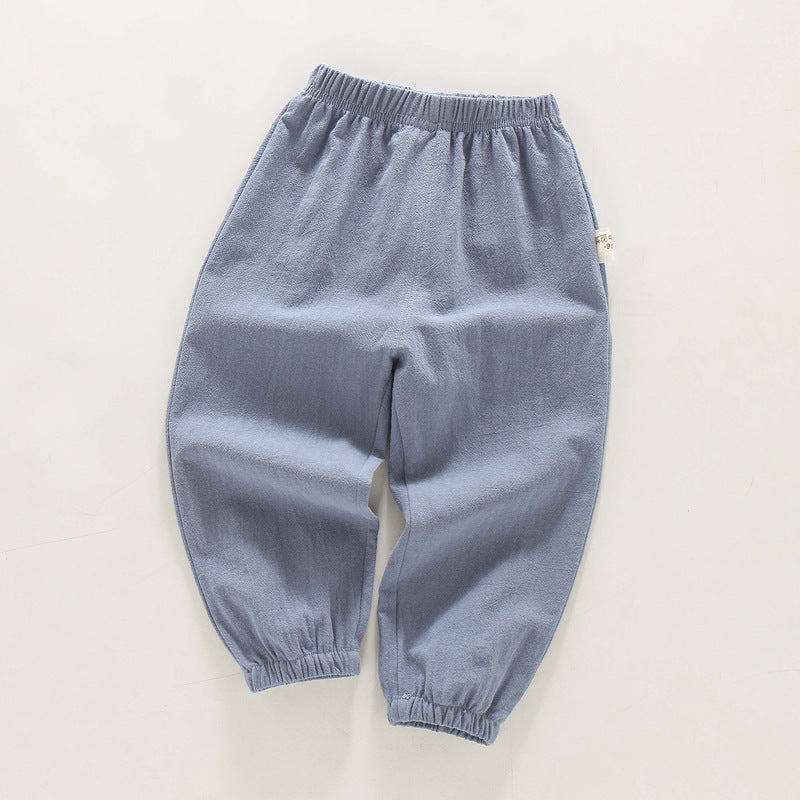 Children's Summer Clothing Jeans Trousers Cotton Anti Children's Pants