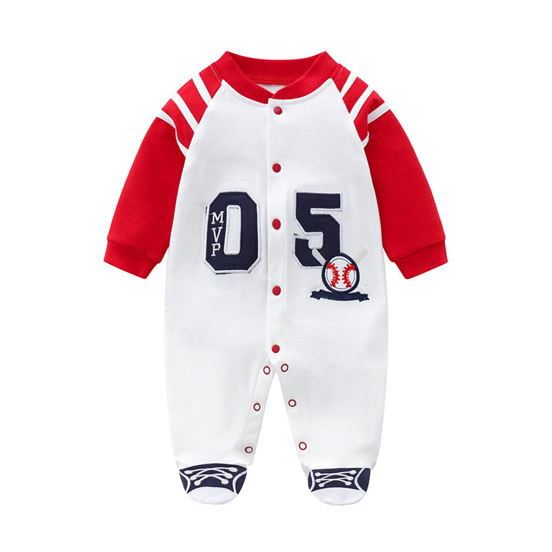 Long Sleeves Born Clothes Year-old Pajamas Jumpsuit, Climbing Suit