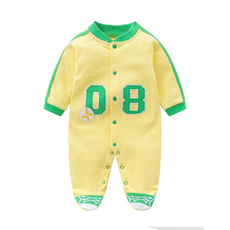 Long Sleeves Born Clothes Year-old Pajamas Jumpsuit, Climbing Suit