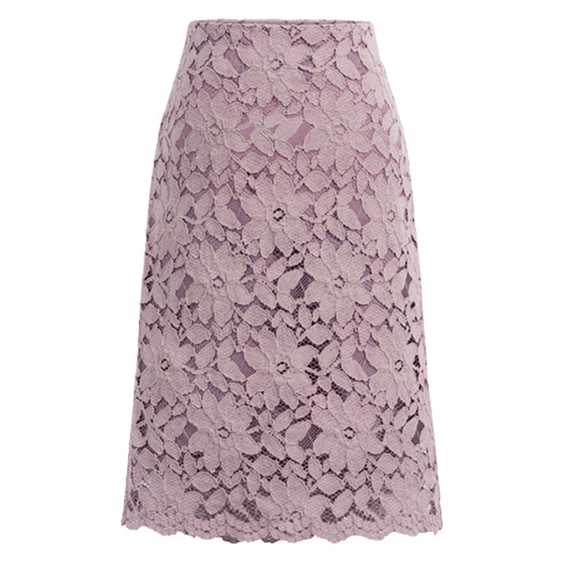 Stylish Versatile Women's Summer Lace Hip Skirt