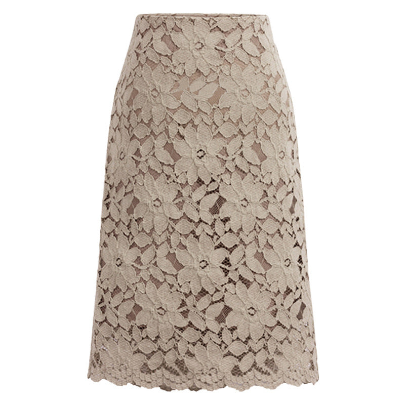 Stylish Versatile Women's Summer Lace Hip Skirt