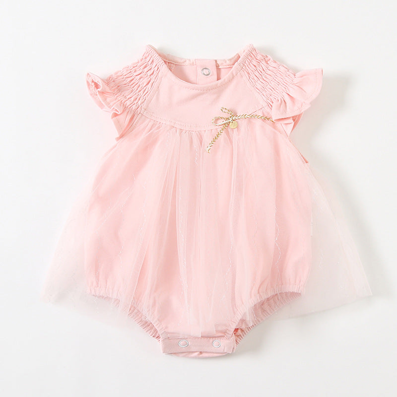 Summer Jumpsuit Princess Tulle Skirt Triangle Jumpsuit, Climbing Suit