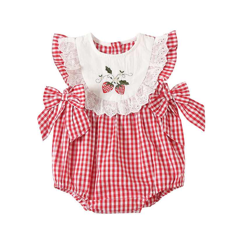 Born Infant Jumpsuit Summer Cotton Rompers Jumpsuit, Climbing Suit