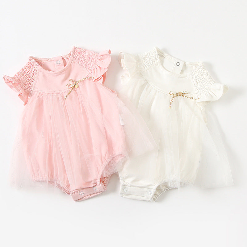 Summer Jumpsuit Princess Tulle Skirt Triangle Jumpsuit, Climbing Suit
