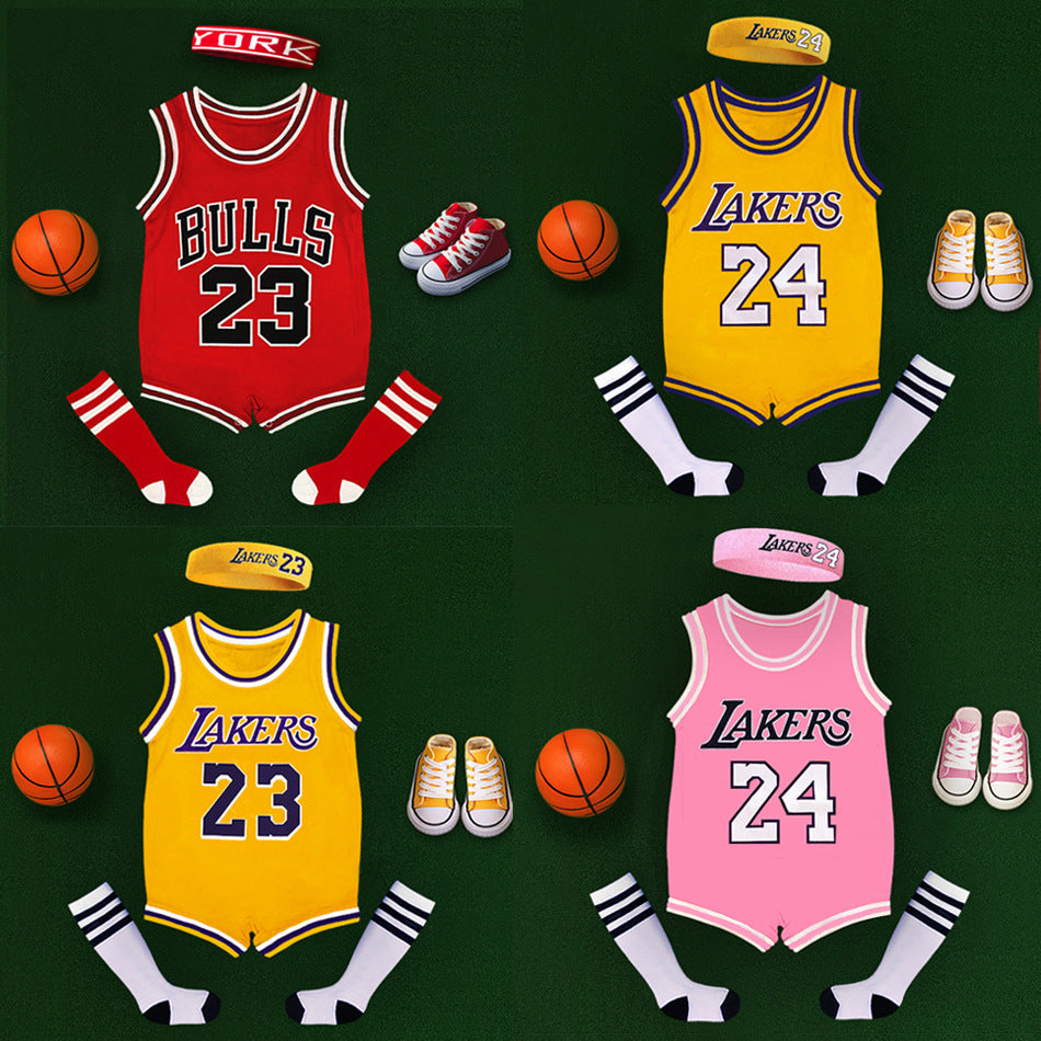 Jumpsuit Basketball Romper Boys Rompers Digital Jumpsuit, Climbing Suit