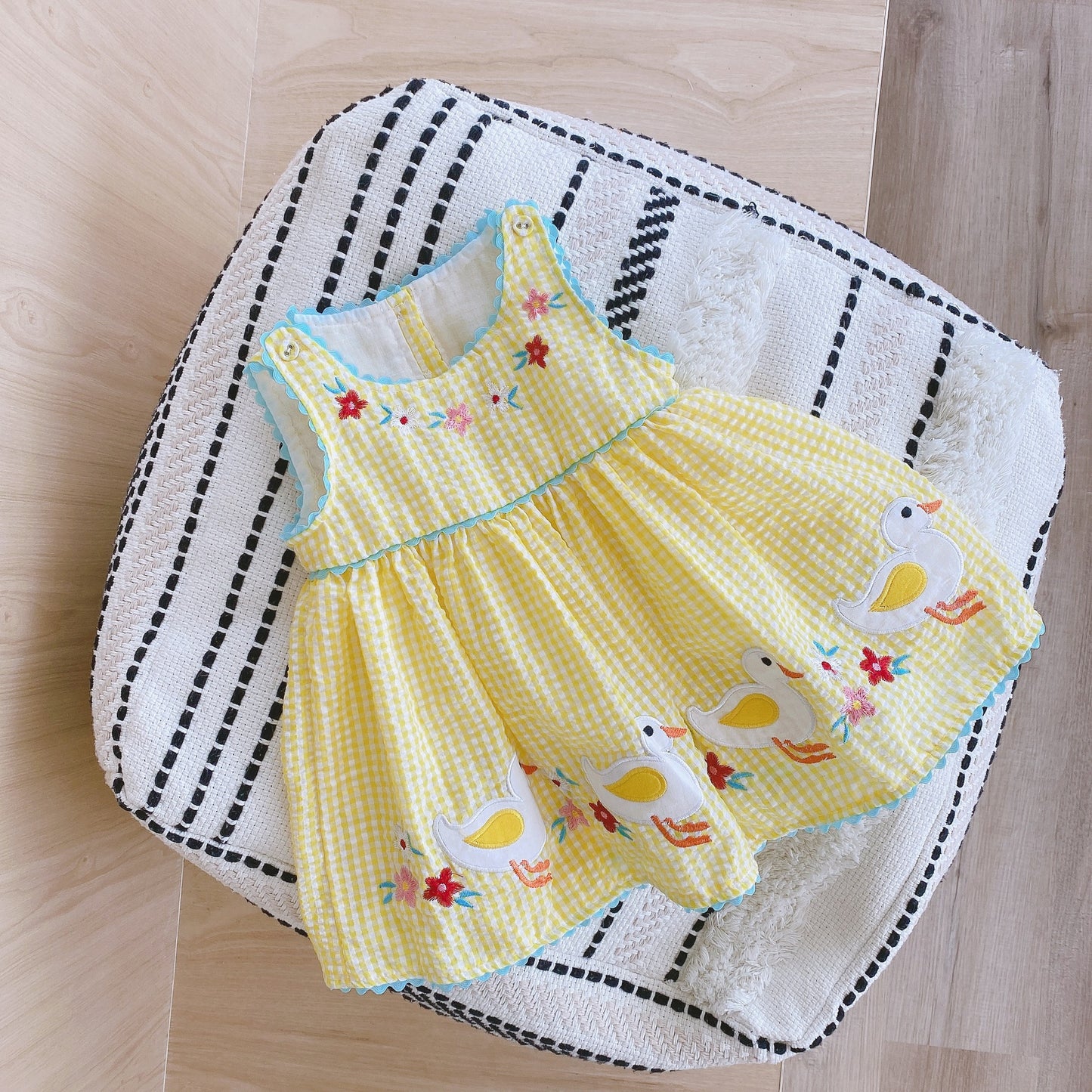 Embroidered Vest Summer Cute Duck Princess Children's Dress