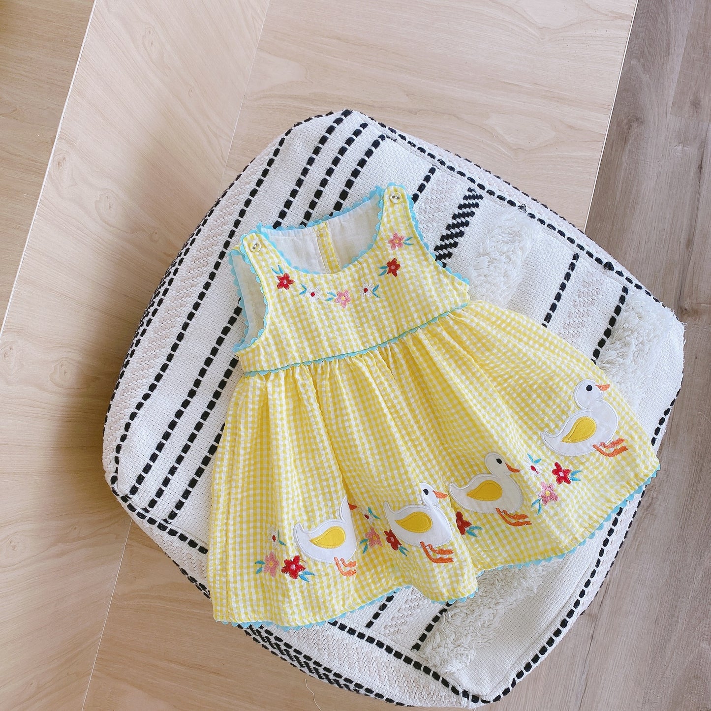 Embroidered Vest Summer Cute Duck Princess Children's Dress