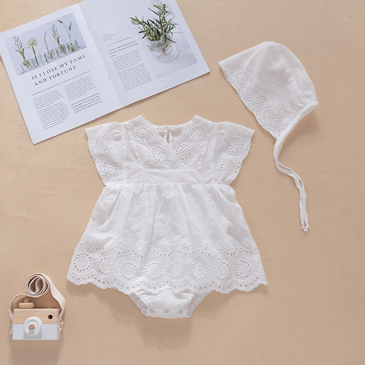 Summer Sleeveless Cotton Hollow Romper Korean Style Jumpsuit, Climbing Suit