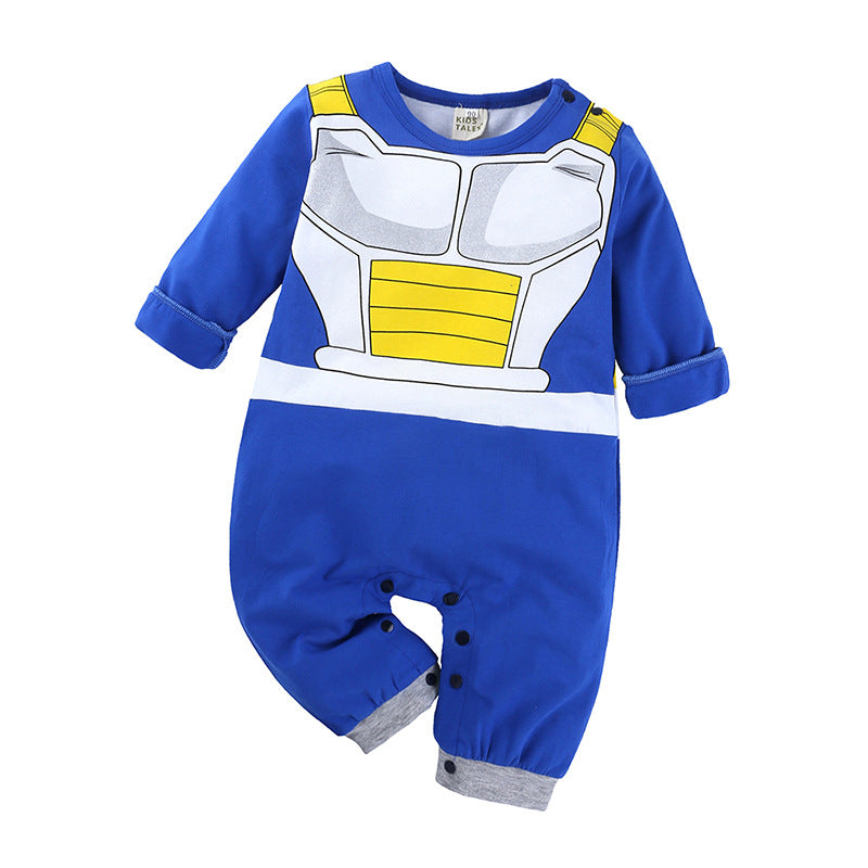 For Babies Long Sleeve Cartoon Jumpsuit Jumpsuit, Climbing Suit