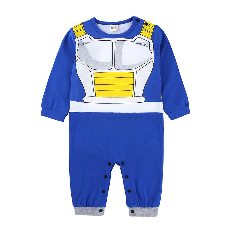 For Babies Long Sleeve Cartoon Jumpsuit Jumpsuit, Climbing Suit