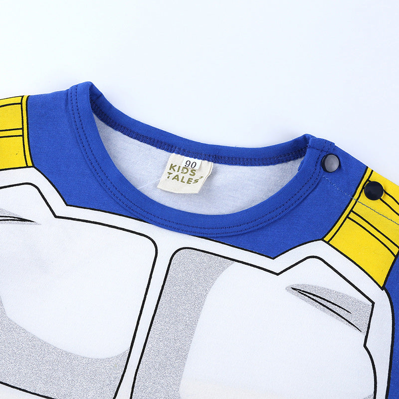 For Babies Long Sleeve Cartoon Jumpsuit Jumpsuit, Climbing Suit