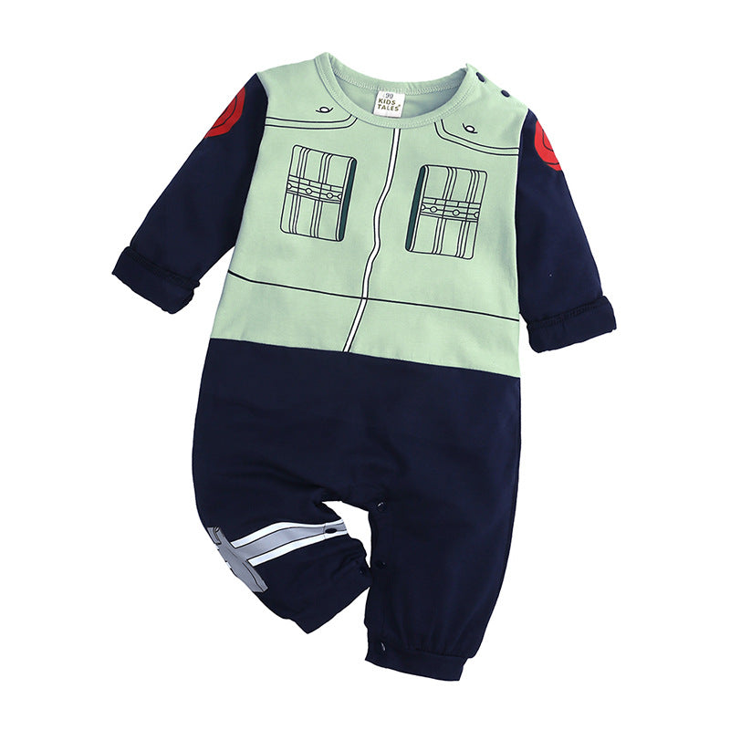 For Babies Long Sleeve Cartoon Jumpsuit Jumpsuit, Climbing Suit