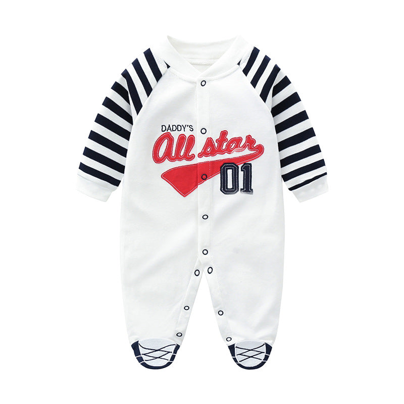 Long Sleeves Born Clothes Year-old Pajamas Jumpsuit, Climbing Suit
