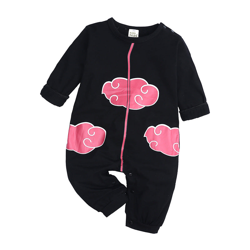 For Babies Long Sleeve Cartoon Jumpsuit Jumpsuit, Climbing Suit