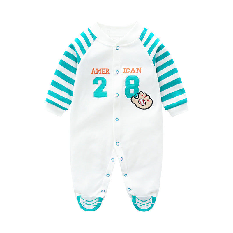 Long Sleeves Born Clothes Year-old Pajamas Jumpsuit, Climbing Suit