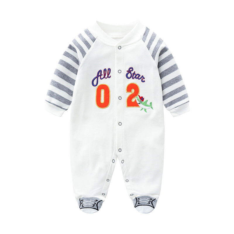 Long Sleeves Born Clothes Year-old Pajamas Jumpsuit, Climbing Suit