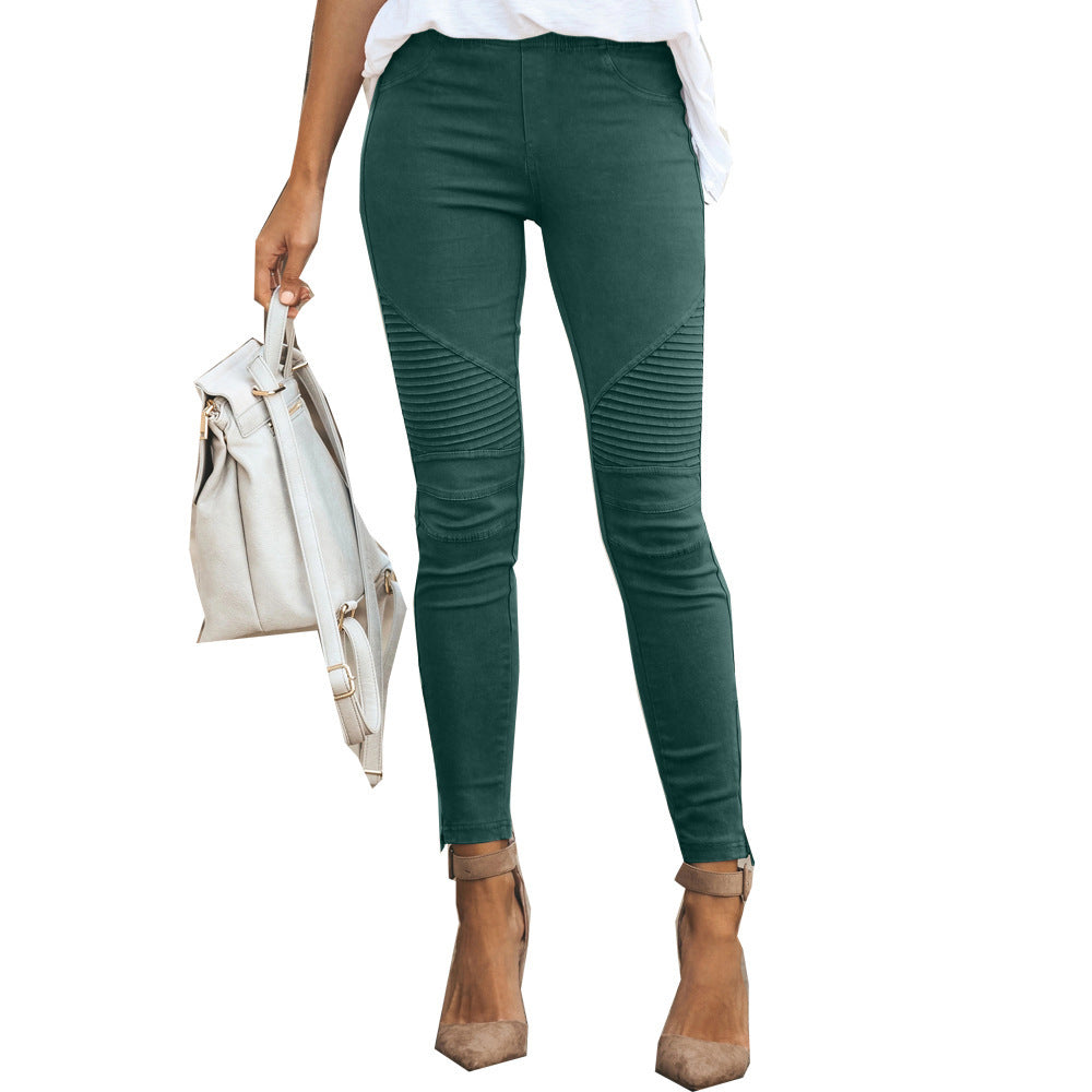 Skinny Pencil Female Lady Fashion Slim Tight Casual Pants