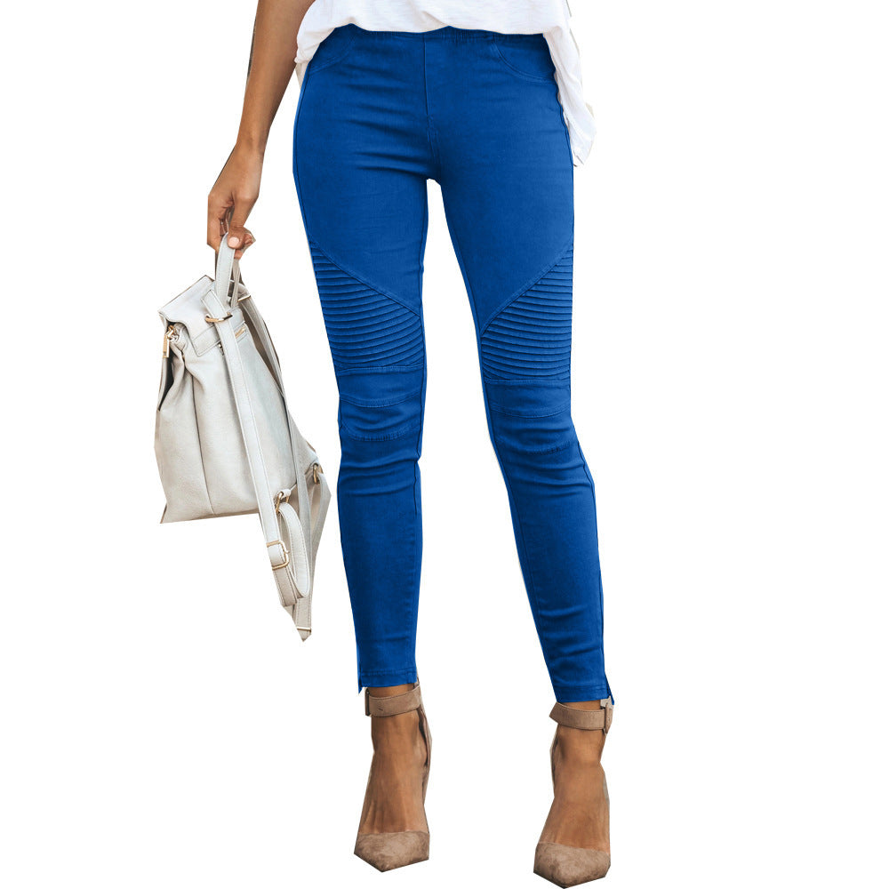 Skinny Pencil Female Lady Fashion Slim Tight Casual Pants