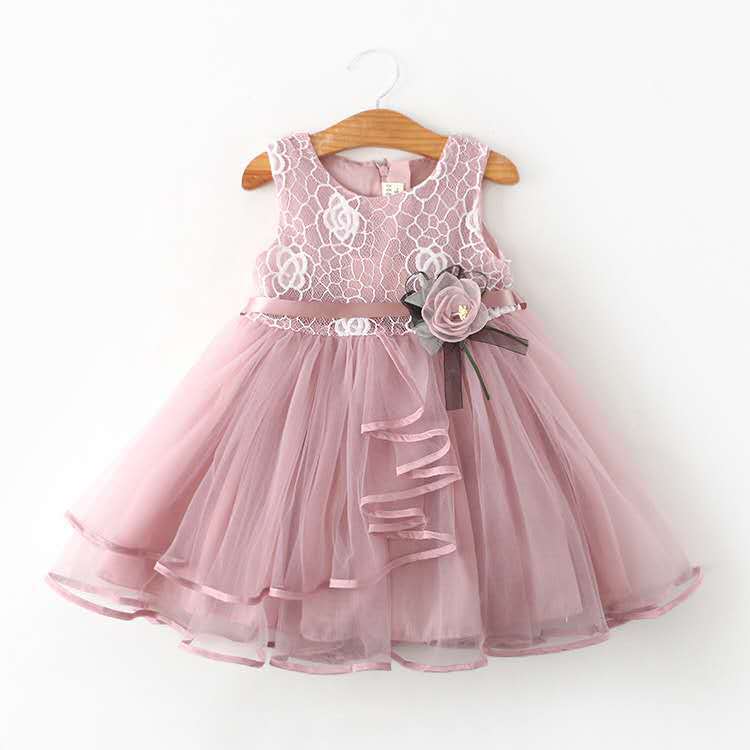 Children's Summer Korean Style Skirt Sleeveless Patchwork Children's Dress
