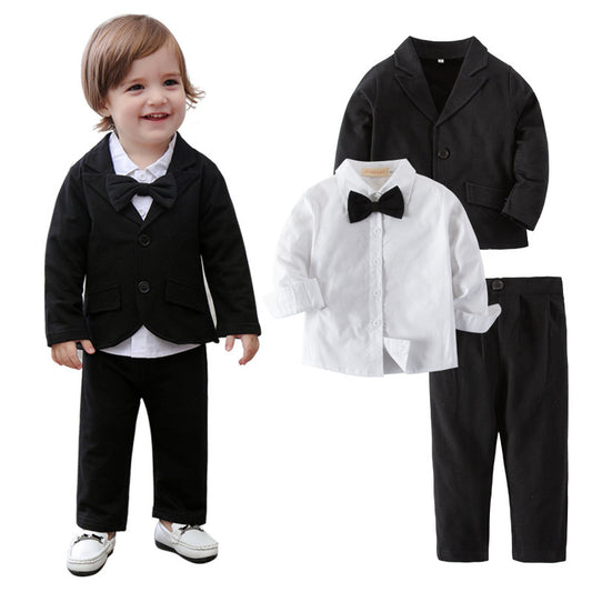 Children's Dress Long Sleeve Gentleman Coat Shirt Trousers Children's Suit