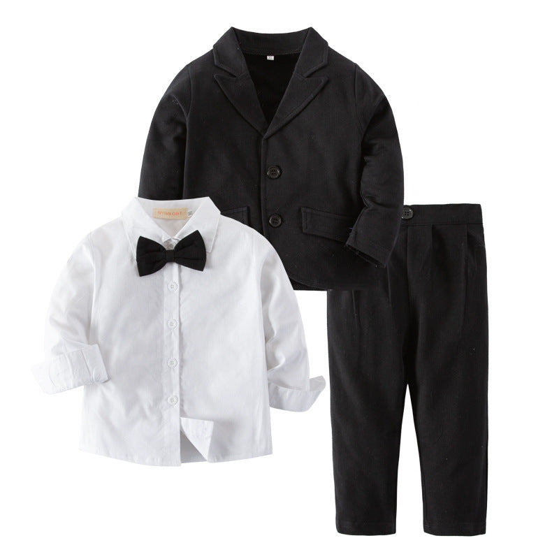 Children's Dress Long Sleeve Gentleman Coat Shirt Trousers Children's Suit