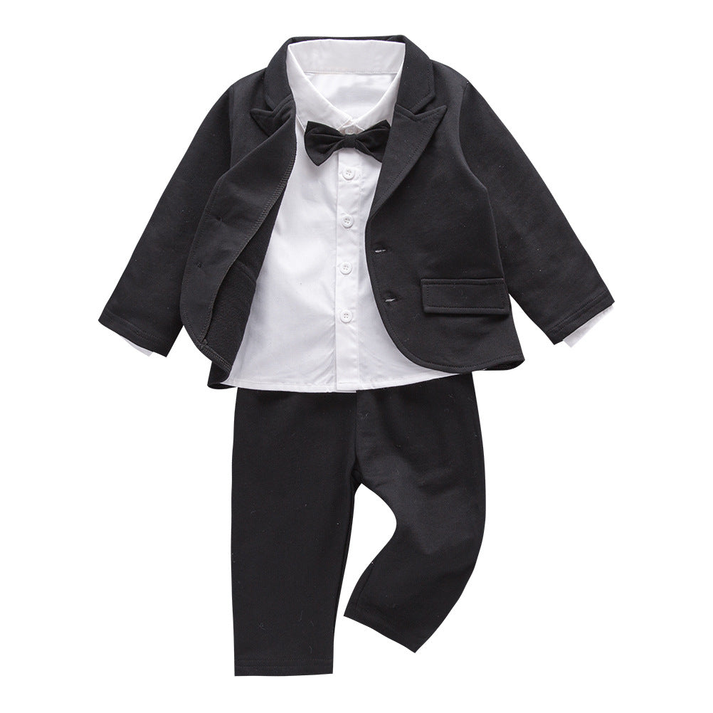 Children's Dress Long Sleeve Gentleman Coat Shirt Trousers Children's Suit