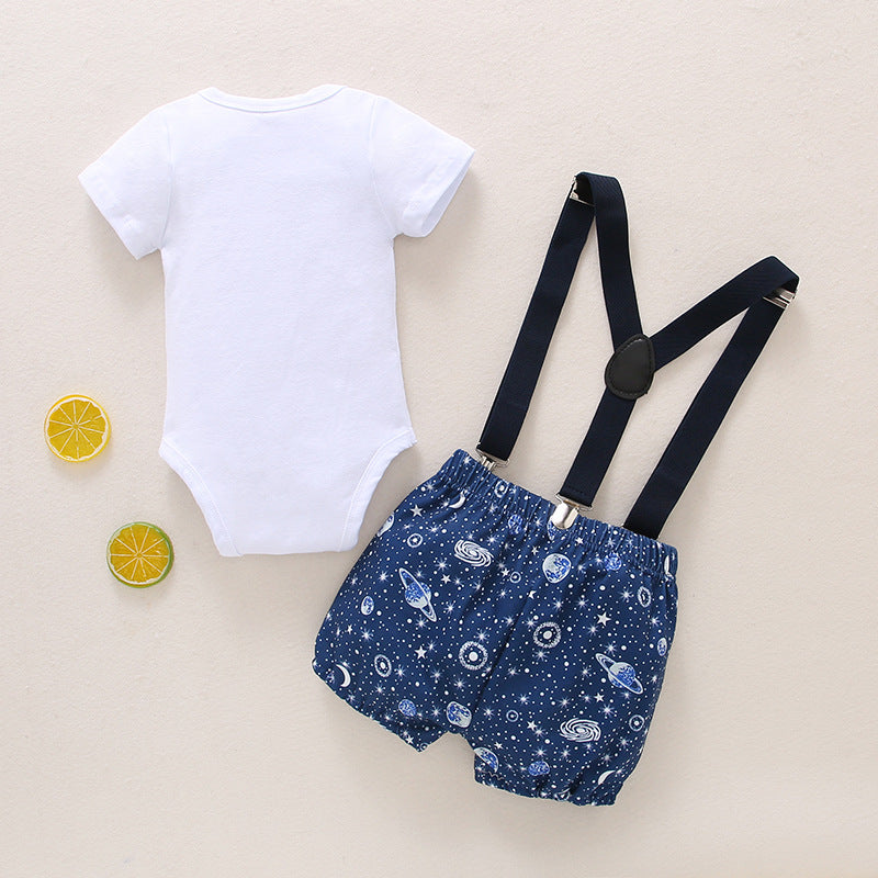 Clothing Birthday Short Sleeve Long Jumpsuit Suspender Jumpsuit, Climbing Suit