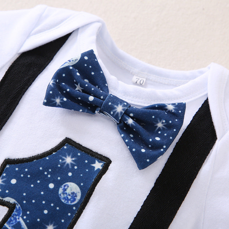 Clothing Birthday Short Sleeve Long Jumpsuit Suspender Jumpsuit, Climbing Suit