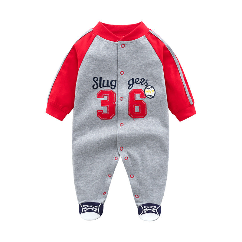 Long Sleeves Born Clothes Year-old Pajamas Jumpsuit, Climbing Suit