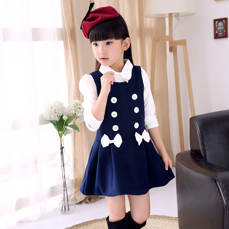 Children's Delivery Medium Large Sleeveless Jumper Chiffon Children's Dress