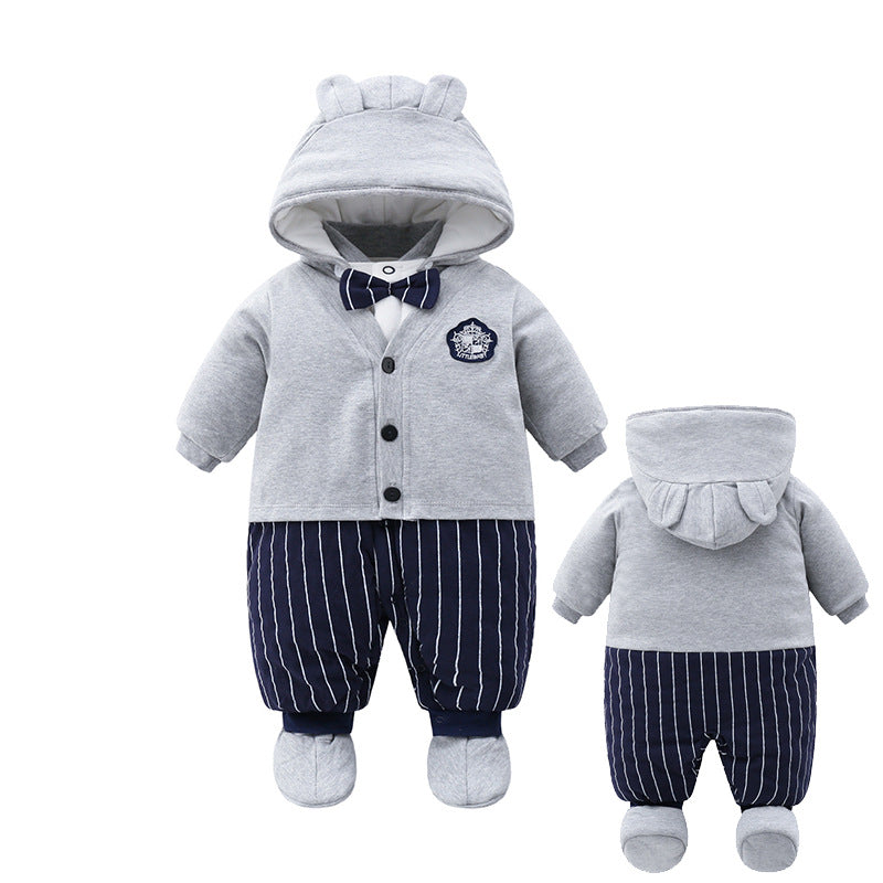 Born Winter Jacket Jumpsuit Thick Quilted Warm Going Out Jumpsuit, Climbing Suit