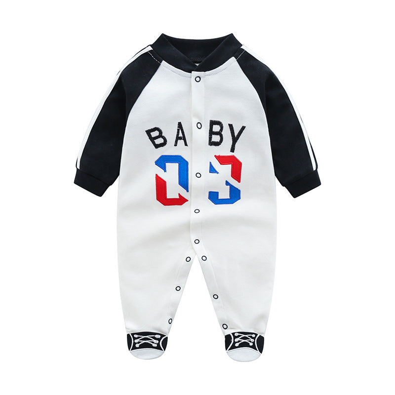 Long Sleeves Born Clothes Year-old Pajamas Jumpsuit, Climbing Suit
