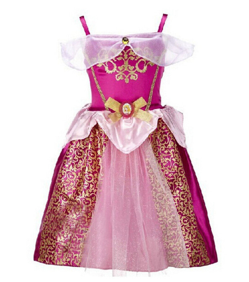 Attractive Children's Cinderella Short-sleeved Halloween Clothing Children's Dress