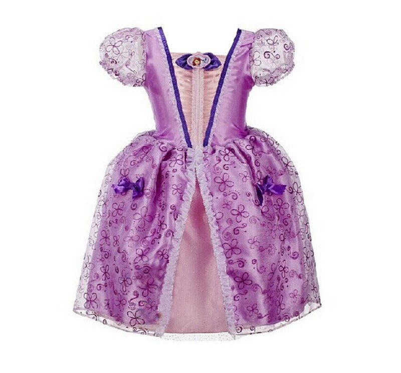 Attractive Children's Cinderella Short-sleeved Halloween Clothing Children's Dress