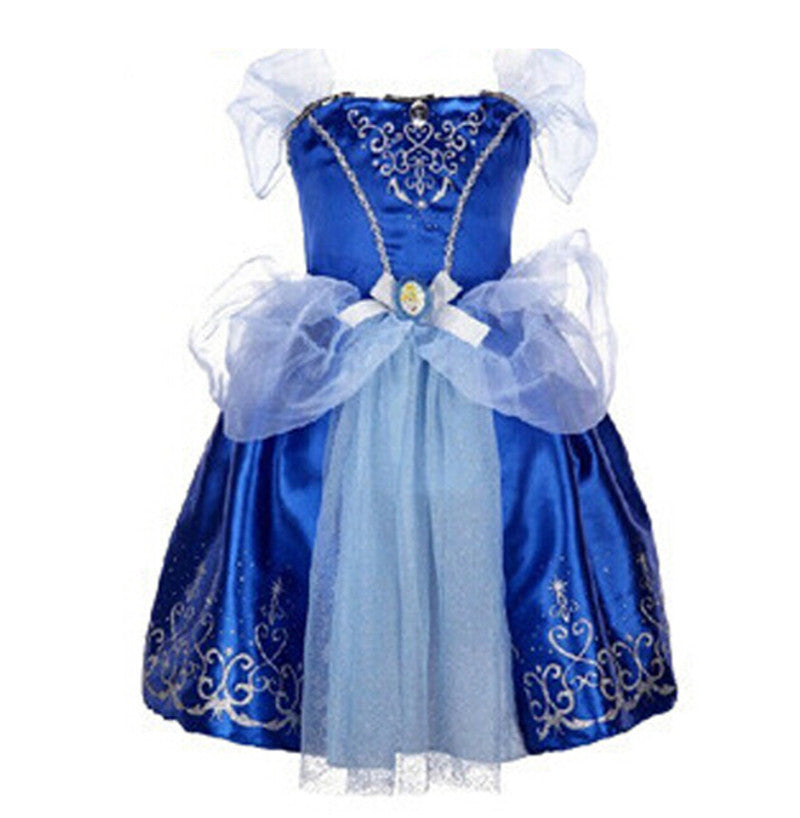 Attractive Children's Cinderella Short-sleeved Halloween Clothing Children's Dress