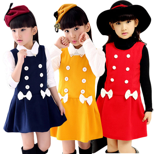 Children's Delivery Medium Large Sleeveless Jumper Chiffon Children's Dress
