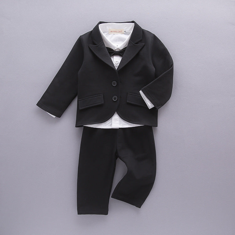 Children's Dress Long Sleeve Gentleman Coat Shirt Trousers Children's Suit
