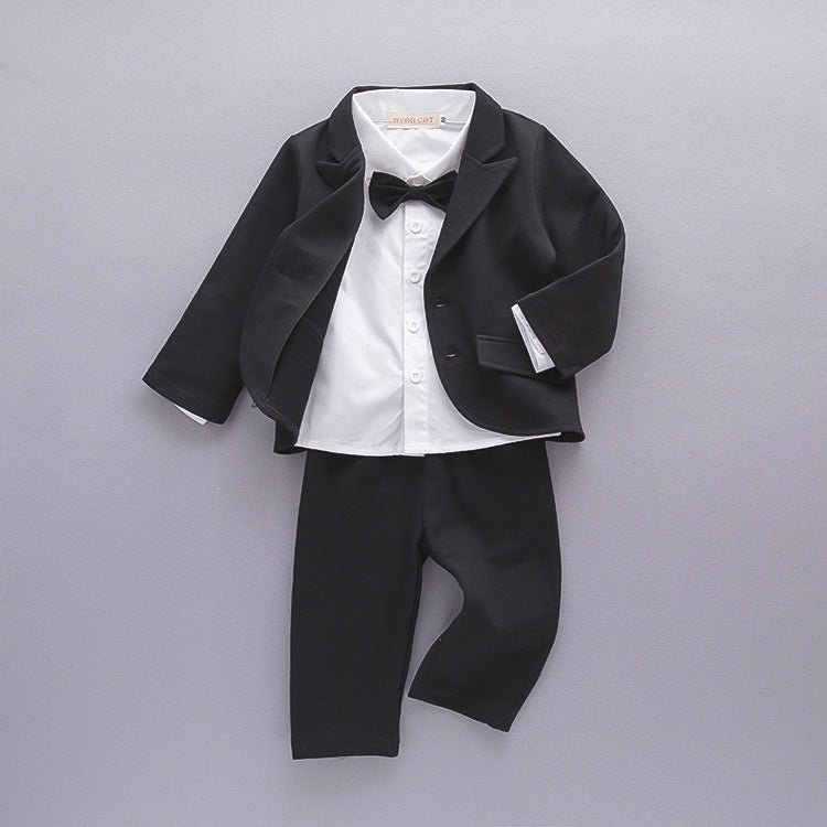 Children's Dress Long Sleeve Gentleman Coat Shirt Trousers Children's Suit