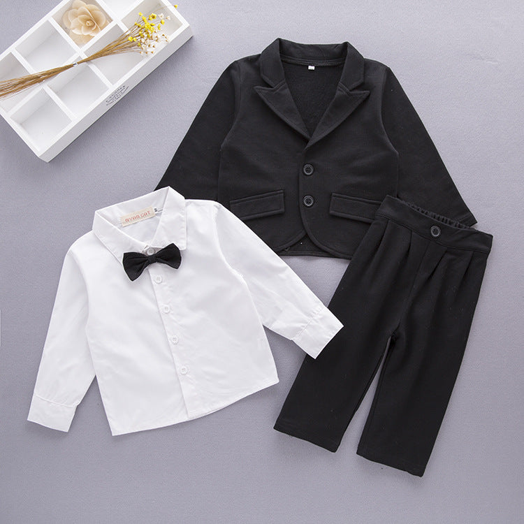 Children's Dress Long Sleeve Gentleman Coat Shirt Trousers Children's Suit