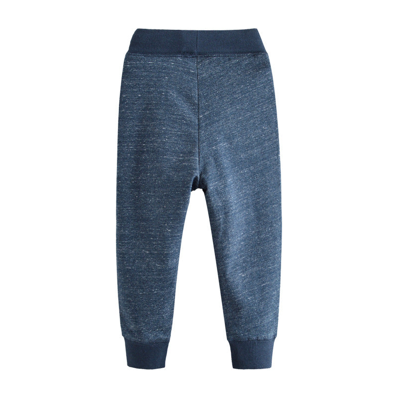 Children's Autumn Plaid Clothing Crawler Trousers Thickness Children's Pants