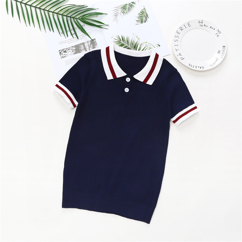 Children's Cotton Short-sleeved Korean Summer Clothing Shirt Children's T-shirt