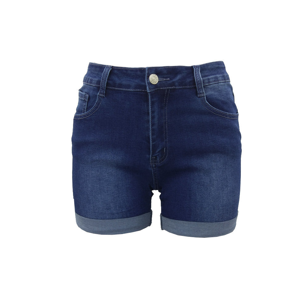 Women's Summer Rolled Denim Washed For Women's Jeans
