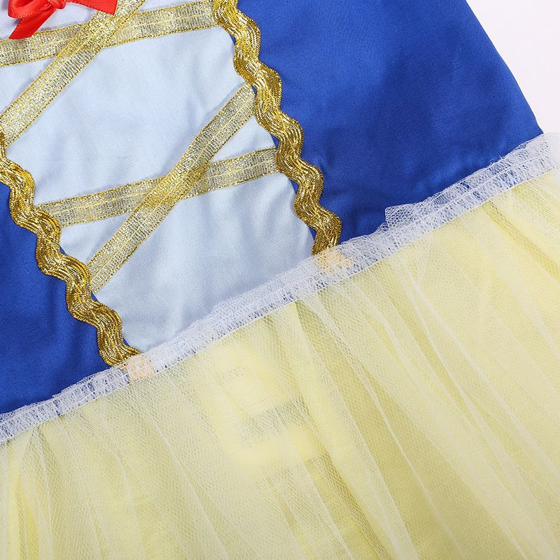 Glamorous Elegant Shirt Mesh Bubble Skirt Children's Dress