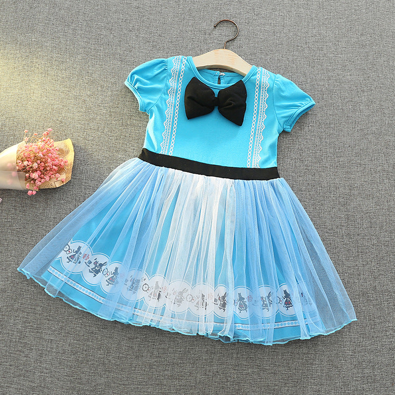 Children's Summer Frozen Princess Clothing Halloween Performance Children's Dress